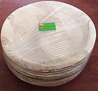Disposable Areca leaf Plates 12 inch