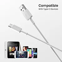 POR 1816 Konnect Link C-Lightning – 3A | Type-C to Lightning PVC Cable | 1M | White