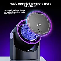 Portronics Chill On Table Fan – 3 Speed | Noiseless | Rechargeable | White | 1 Year Warranty