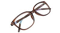 Unisex Large Rectangular Spectacle Frame. Brown Frame Unisex Large Rectangular Spectacle Frame. Brown Frame