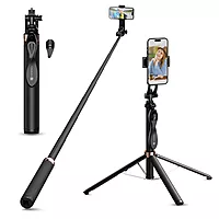 Portronics Lumistick Pro – 360° Smart Selfie Stick: Capture amazing selfies with 360° rotation, Bluetooth, and built-in LED light.