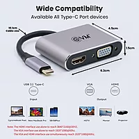 EVM CHV USB C to HDMI, VGA Dock