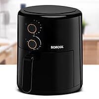 Borosil Best 3.5 L Capacity Air Fryer| 4 in 1 Function | Air Fryer for Bake, Grill, Roast, Reheat etc. | 90% Less Oil | 1450 Watt with 2 Years Warranty