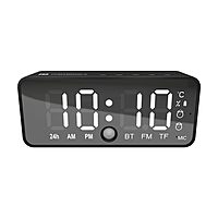 Portronics Pixel 4 Smart Clock features a sleek design with a 5W speaker, offering clear sound and vibrant display. Perfect for alarms, music, and smart home control, it enhances your space.