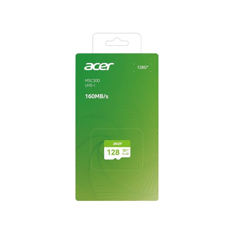Acer MSC300 128GB microSDXC Memory Card – UHS-I | Up to 160MB/s