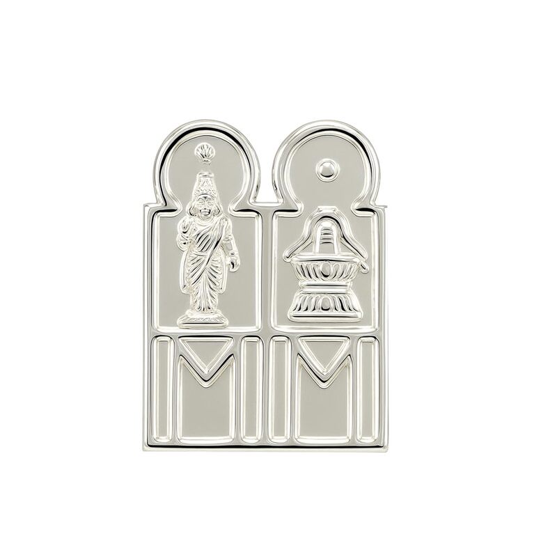 Silver Meenatchi Sokkanathar Thali