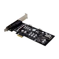 Live Tech PCIe 1x Sound Card for Desktop offers high-quality audio output, low latency, and easy installation. Perfect for gamers and music enthusiasts seeking enhanced sound performance.