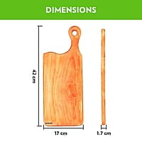 Borosil Premium Organic Neem Wood 17 mm Chopping Board