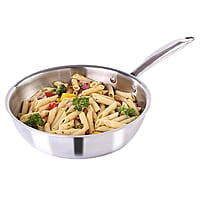 Wonderchef Nigella Tri-ply Stainless Steel 22 cm Fry Pan 1.8 litre 2.5mm Thickness