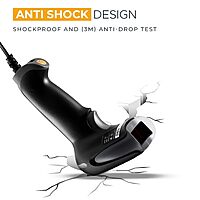 Lapcare LLBS‑013: wired CCD 1D barcode scanner with USB/RS232 interface, 200 fps decoding, supports EAN‑13/UPC/Code 128/Code 39, 1‑yr warranty—fast & accurate.