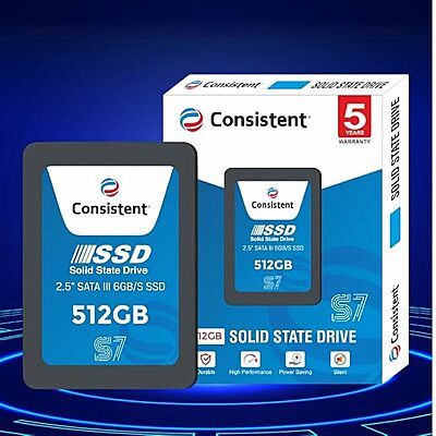 Consistent S6 SATA SSD 512GB (CTSSD512S6) Consistent S6 SATA SSD 512GB (CTSSD512S6)