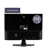 LapCare LM154H: 15.4″ HD (1280×800) LED display, 5 ms response, 60 Hz, VGA + HDMI ports, 250 cd/m² brightness, power‑saving, wall‑mountable.