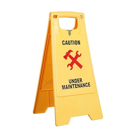Plastic Caution Board
