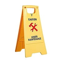 Plastic Caution Board