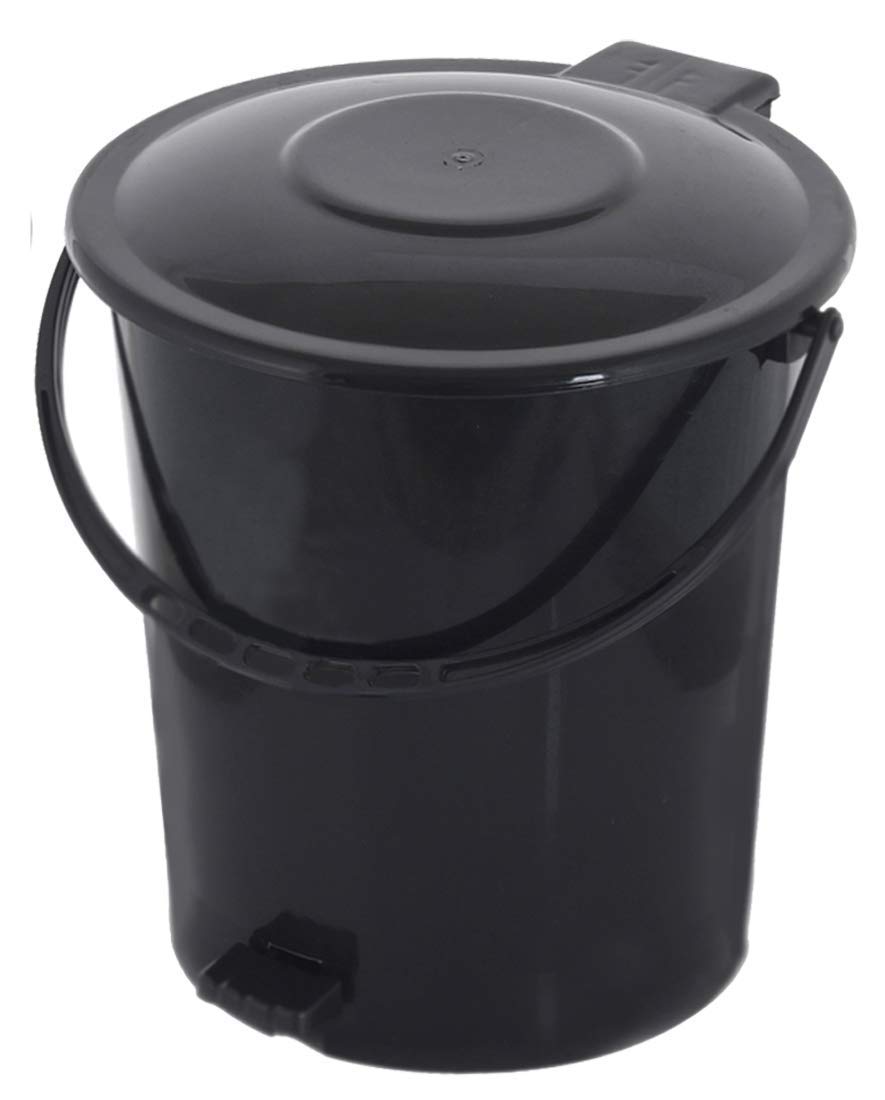 Multicolour Plastic Dustbin Garbage Bin with 10 Liters Pedal
