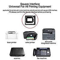 HAMMOK HARMONY USB 2.0 Printer Cable 1.5M – High-Speed Data Connection for Printers & Devices