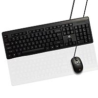 HP KM150 Wired Keyboard and Mouse Combo features a full-size keyboard layout and a precision mouse with 1600 DPI. Ideal for home or office use, it offers comfort and reliability for daily tasks.