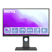 BenQ 27" 2K QHD Designer Monitor, 60Hz IPS Panel, PD2705Q