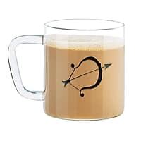 Borosil Classic Sagittarius Mug, 305ml, Transparent