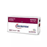 Microtek 100Ah 25.6V LiFePO4 Lithium Battery | MLB2560060 | 2.56kWh