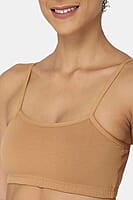 Girls Padded Training Bra, Crop Cami Training Bras for Girls. Sports bra with Non-Removable Padding, Uniform bra, Starter Bra, Begginers Bra - Beige Girls Padded Training Bra, Crop Cami Training Bras for Girls. Sports bra with Non-Removable Padding, Uniform bra, Starter Bra, Begginers Bra - Beige