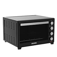 AGARO Marvel 38 Liters Oven Toaster Griller,Motorised Rotisserie&Convection Cake Baking Otg With 3 Heating Mode ,(Black),1600 Watts