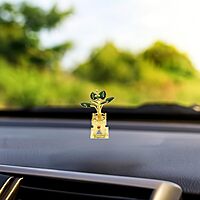 Silver Tulasi Madam / Tulsi Plant (Gold Plated)