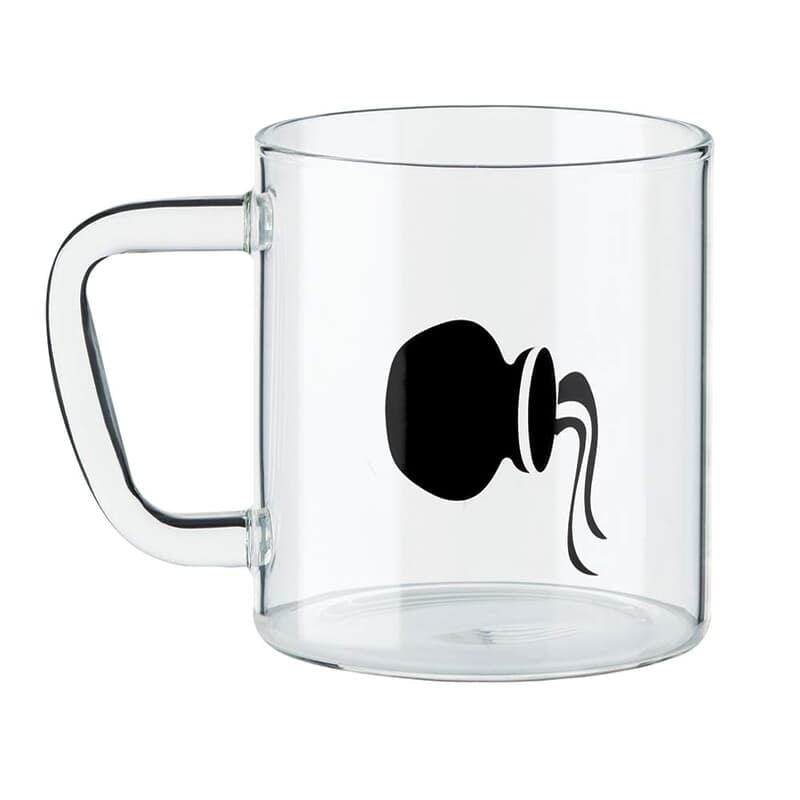 Borosil Classic Aquarius Mug, 305ml, Transparent