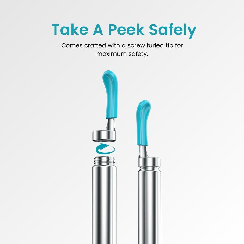 Portronics Cleansify – 1080p Ear Camera Wax Cleaner offers a high-definition view for ear cleaning. Its ergonomic design and easy-to-use app make ear hygiene simple and effective.