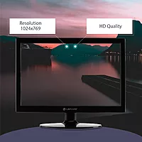 LapCare LM154H: 15.4″ HD (1280×800) LED display, 5 ms response, 60 Hz, VGA + HDMI ports, 250 cd/m² brightness, power‑saving, wall‑mountable.