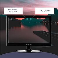 LapCare LM154H: 15.4″ HD (1280×800) LED display, 5 ms response, 60 Hz, VGA + HDMI ports, 250 cd/m² brightness, power‑saving, wall‑mountable.