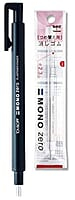 TOMBOW MONO ZERO ERASER ROUND COMBO BLACK