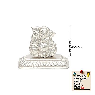 God Ornament Silver Vinayagar Idol God Ornament Silver Vinayagar Idol