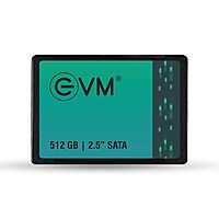 EVM 512GB SATA SSD (2.5 Inch Internal Drive, High-Speed Read 550MB/s & Write 500MB/s, 1 Year Warranty)