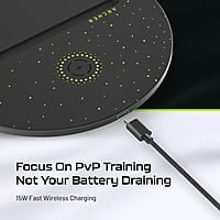 Archer Tech Lab Quiver 500 Gaming Mousepad, 15W Wireless Charging