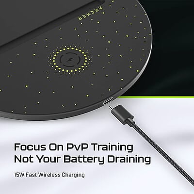 Archer Tech Lab Quiver 500 Gaming Mousepad, 15W Wireless Charging Archer Tech Lab Quiver 500 Gaming Mousepad, 15W Wireless Charging