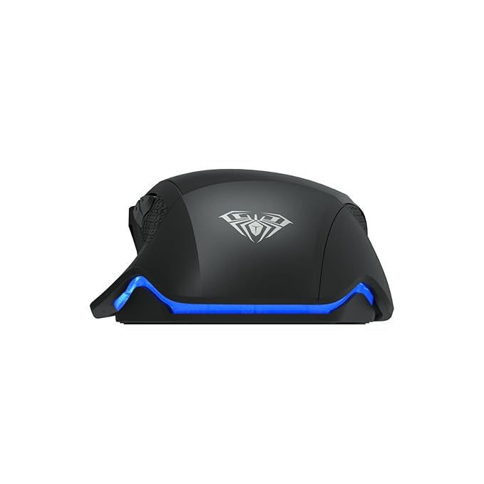 Open Box Aula S12 / Ergonomic Design,4800 DPI, 7 buttons (Rapid Fire) with Software, LED Wired Optical Gaming Mouse