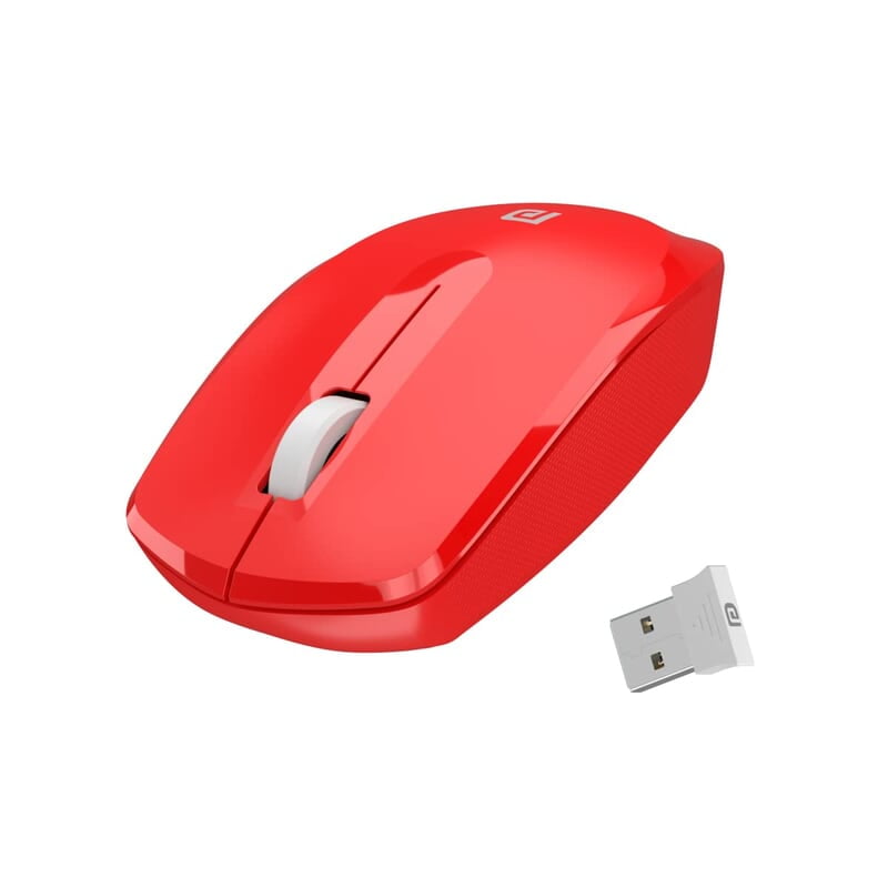 Portronics Toad 25 Wireless Mouse, 2.4 GHz with USB Nano Dongle, 1200 DPI Optical Tracking, Ambidextrous for PC, MacBook, Laptop