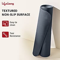 Lifelong Yoga mat for Women & Men EVA Material 6mm Anti Slip for Gym Workout