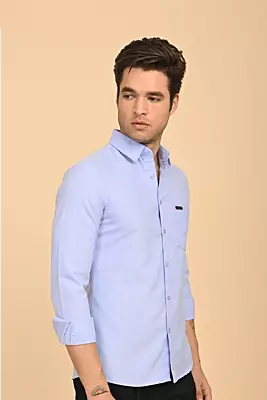 Men's Formal Shirt - Blue