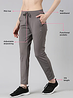 Enamor Athleisure E068 Dry Fit Smart Active Travel Pants