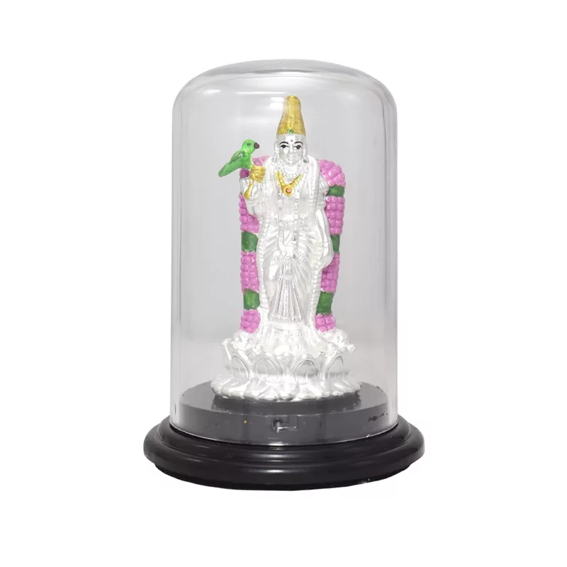 999 Pure Silver Meenakshi Idol