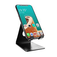 Portronics MODESK Mobile Holder – Durable Metal, Anti-Skid Design, Adjustable Angle, Perfect for Hands-Free Viewing, Compatible with All Smartphones, Ideal for Home & Office Use, Compact & Portable.