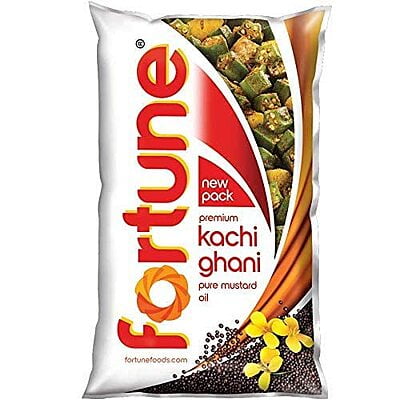 Fortune Kachhi Ghani Mustard Oil 1 L pouch