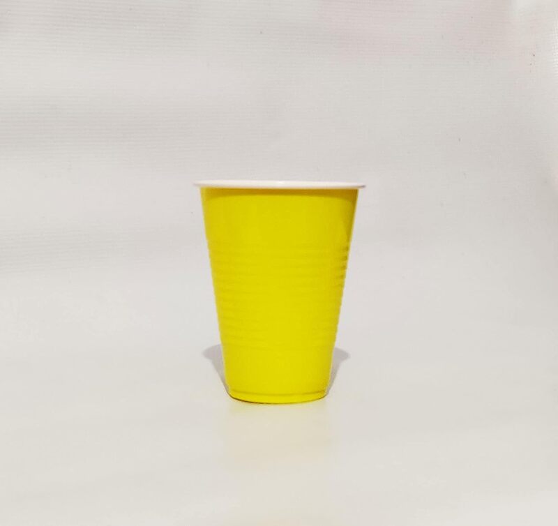 Yellow Drinking Cup | Drinking Glass Pack -30pcs 450ml Medium Glasses and 10pcs of 60ml shot Glasses for New Year Bachelor Anniversary Helloween Diwali Christmas Adults| Party Suppliers | Set of 40pcs