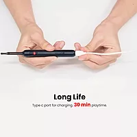 Portronics Xlife is a wireless ear otoscope, connecting to smartphones for real-time video, high-resolution images, and easy ear cleaning.