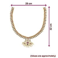 Goddess Varalakshmi Amman Stone Face/Mugam with Attigai/Necklace