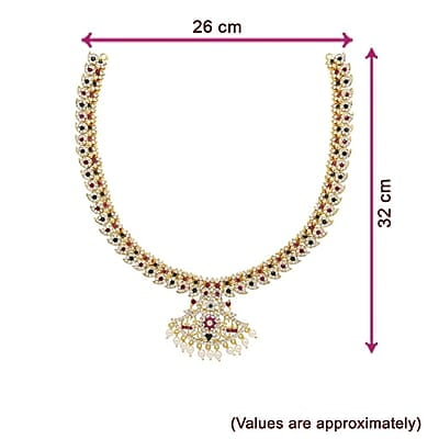 Goddess Varalakshmi Amman Stone Face/Mugam with Attigai/Necklace