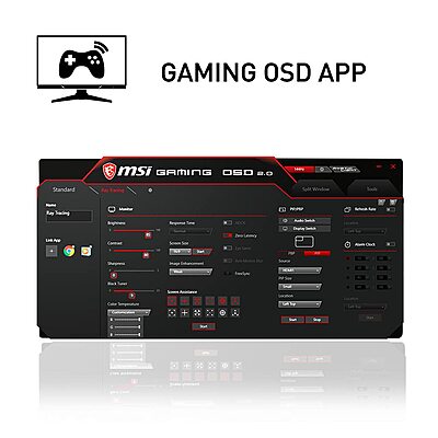 MSI 34-Inch UWQHD 144Hz Curved Gaming Monitor, 1ms Response Time, Adaptive Sync, MAG342CQR