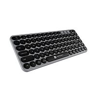 Portronics Bubble 2.0 Grey Wireless Keyboard features a stylish design, comfortable keys, Bluetooth connectivity, and long-lasting battery life for productivity.